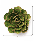 Avocado Green Keiko Peony - Chive Ceramics Studio - Ceramic Flowers - Chive Ceramics Studio