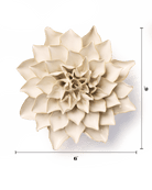 Ivory Autumn Azalea - Chive Ceramics Studio - Ceramic Flowers - Chive Ceramics Studio