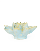 Robin's Egg Blue Aurora Water Lily - Chive Ceramics Studio - Ceramic Flowers - Chive Ceramics Studio