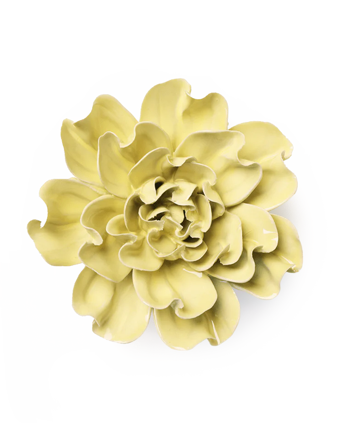 Lime Yellow Larkspur - Chive Ceramics Studio - Ceramic Flowers - Chive Ceramics Studio