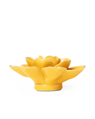 Burnt Yellow Tahitian Gardenia - Chive Ceramics Studio - Ceramic Flowers - Chive Ceramics Studio