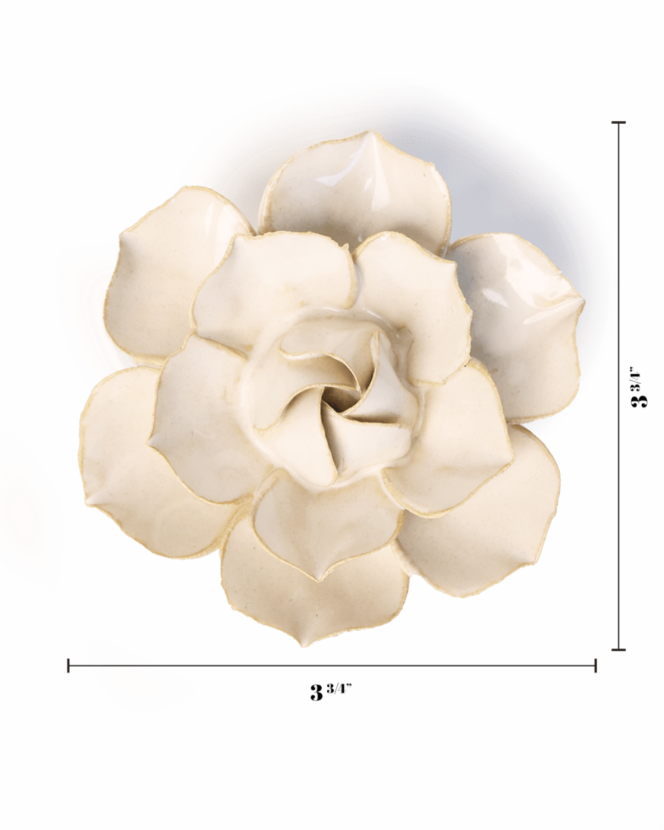 Ivory Daffodil - Chive Ceramics Studio - Ceramic Flowers - Chive Ceramics Studio