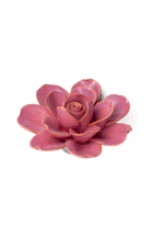 FR09 Blush Pink Tahitian Gardenia - Chive Ceramics Studio - Ceramic Flowers - Chive Ceramics Studio