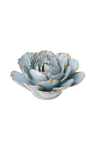 FR11 Robin's Egg Blue Keiko Peony - Chive Ceramics Studio - Ceramic Flowers - Chive Ceramics Studio