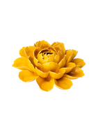 France Ceramic Flower Wall Art Yellow Cabbage Flower - Chive Ceramics Studio - Ceramic Flowers - Chive Ceramics Studio