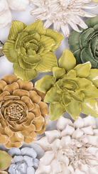 Tokyo - Ceramic Flower Curated Collection - Chive Ceramics Studio - Ceramic Flower Sets - Chive Ceramics Studio