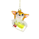 Chihuahua with Collar Ornament - Chive Plant Studio - Glass Ornaments - Chive Studio 2024