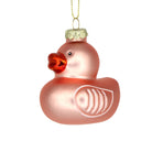 Pink Duckie Ornament - Chive Plant Studio - Glass Ornaments - Chive Studio 2024