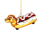 Weiner Dog Sprinkles Ornament - Chive Plant Studio - Glass Ornaments - Chive Studio 2024