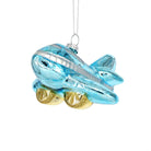 Blue Airplane Ornament - Chive Plant Studio - Glass Ornaments - Chive Studio 2024