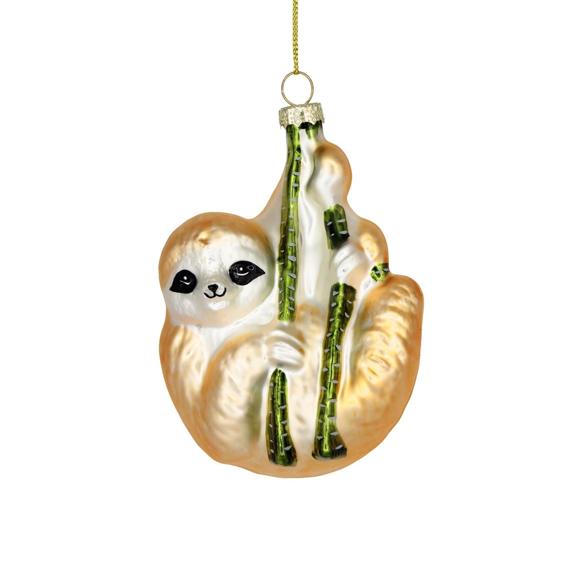 Sloth Ornament - Chive Plant Studio - Glass Ornaments - Chive Studio 2024