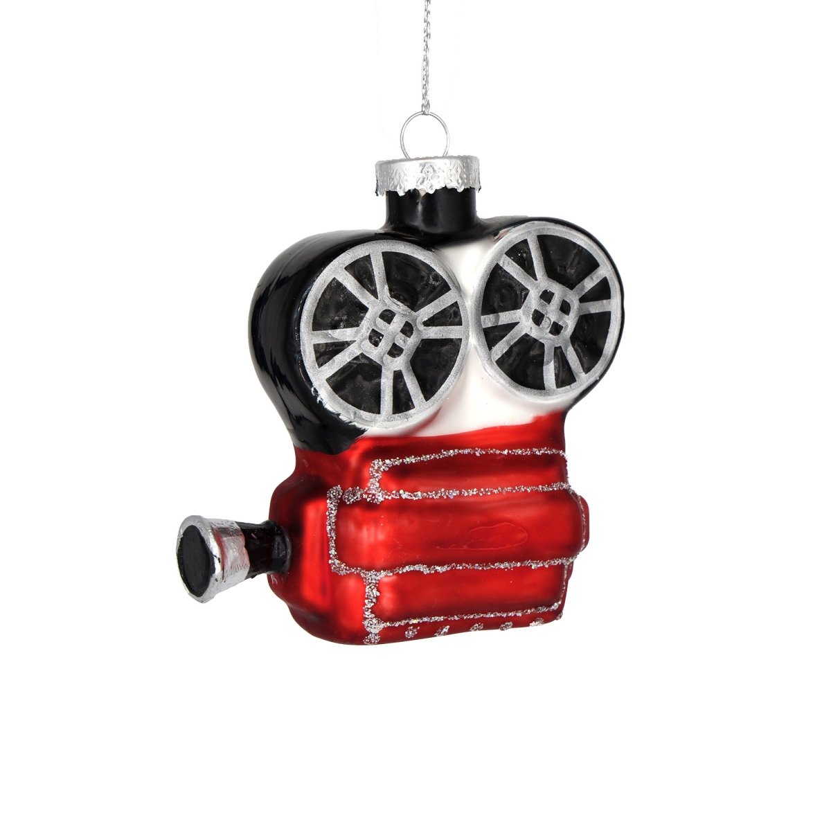 Movie Camera Ornament - Chive Plant Studio - Glass Ornaments - Chive Studio 2024