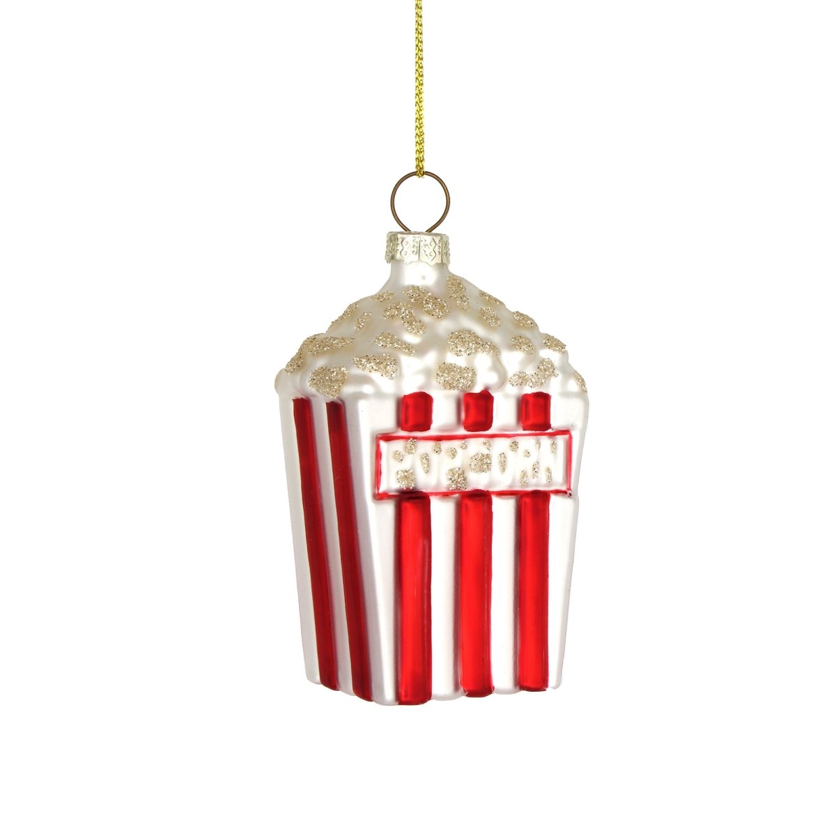 Bucket of Popcorn Ornament - Chive Plant Studio - Glass Ornaments - Chive Studio 2024