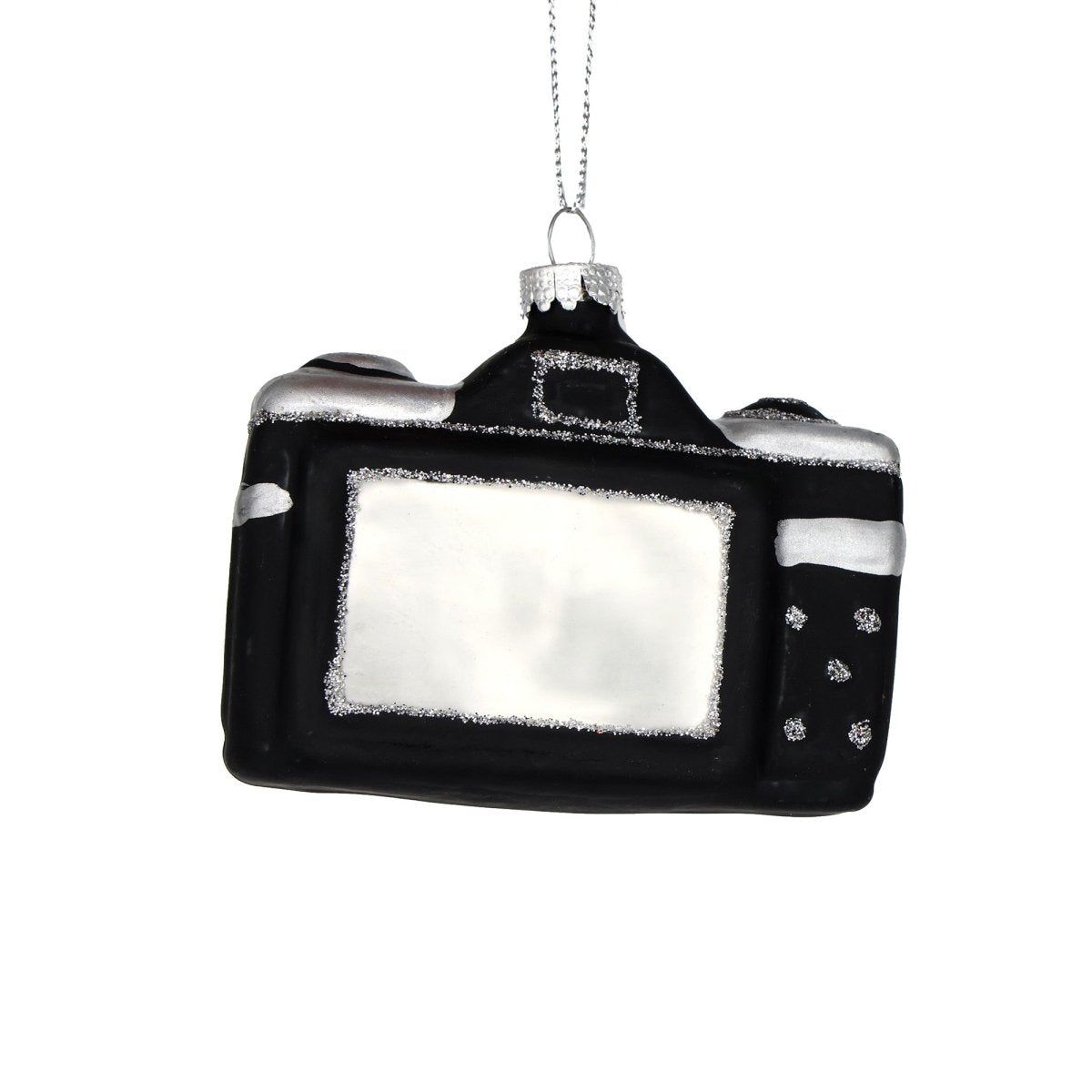 Black Camera Ornament - Chive Plant Studio - Glass Ornaments - Chive Studio 2024