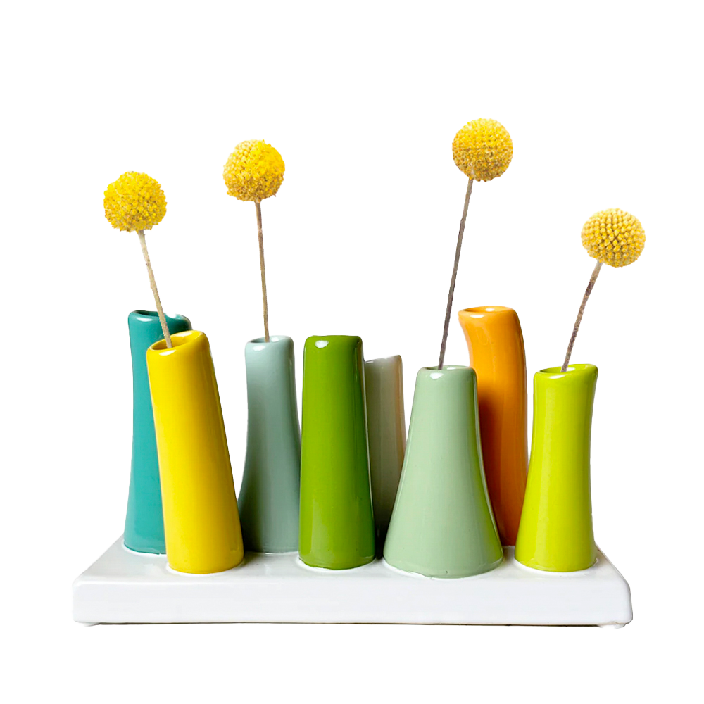 赤と白　HOBNEIL BRIDES BASKET VASE 赤と白HOBNEIL BRIDES BASKET VASE