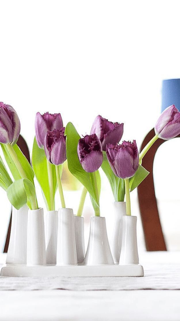 Pooley Modern Bud Vase For Flowers - Chive Ceramics Studio - Vases - Chive Ceramics Studio