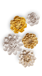 Oslo - 5 Piece Curated Set - Chive Ceramics Studio - Ceramic Flower Sets - Chive Ceramics Studio