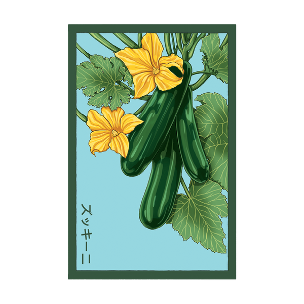 斎藤工　FC　A Seed Zucchini Vegetable Seeds Packet – Chive Plant Studio