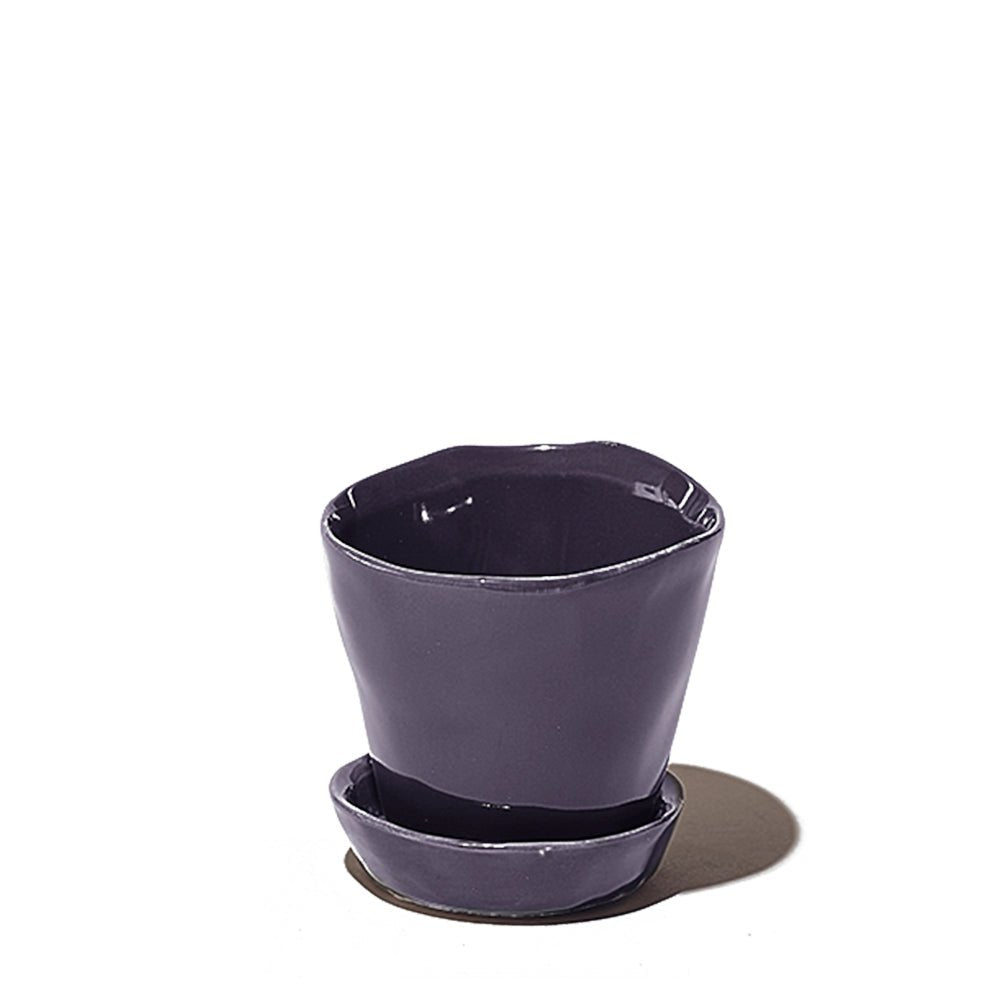 Tika Ceramic Pot & Saucer Set With Drainage - Chive Plant Studio - Pots - Chive Studio 2024