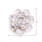 Ceramic Flowers With Keyhole For Hanging On Walls Pearl Collection - Chive Studio Canada