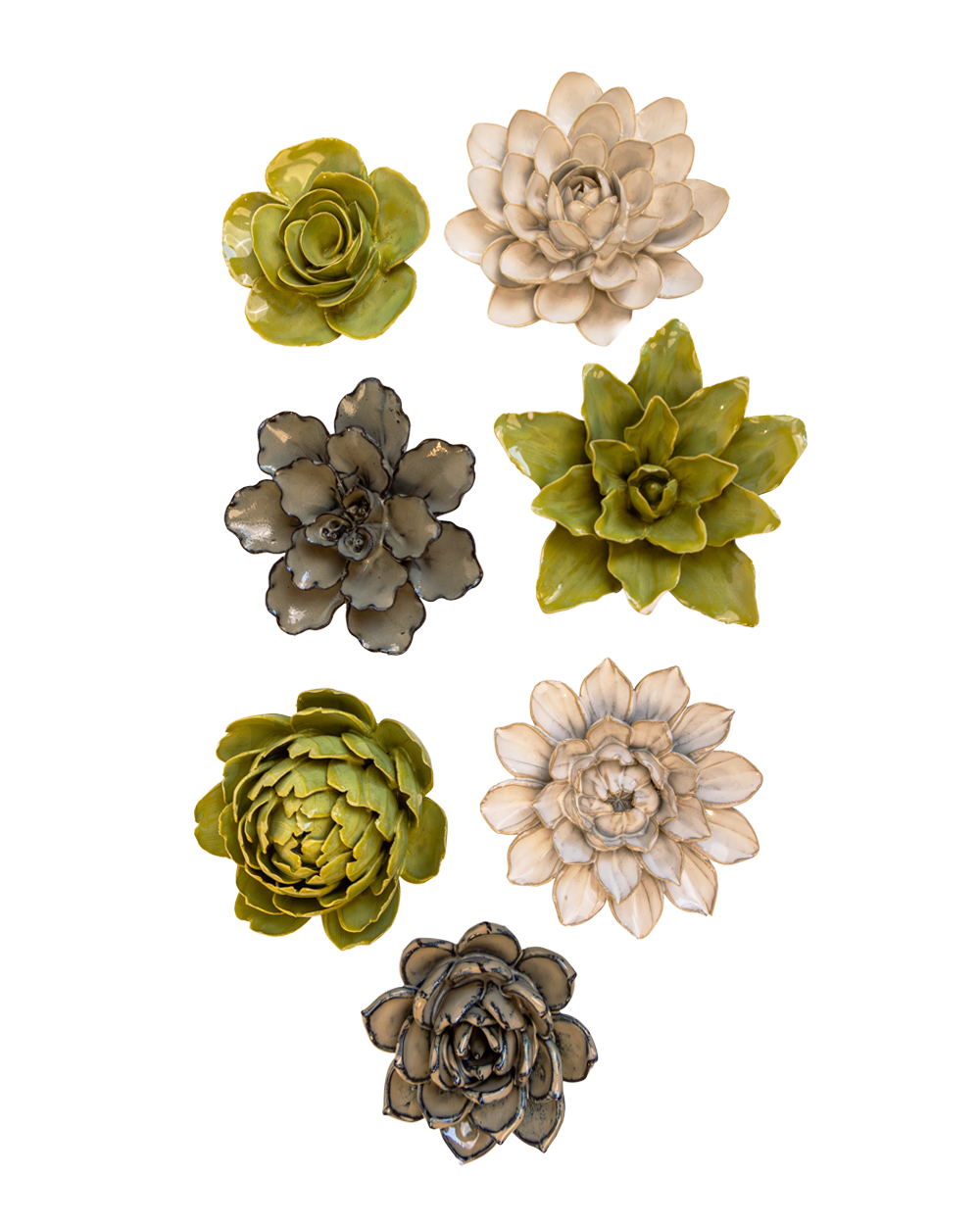 Sapporo - 7 Piece Curated Set - Chive Ceramics Studio - Ceramic Flower Sets - Chive Ceramics Studio