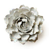 Ceramic Flowers With Keyhole For Hanging On Walls Ivory Collection
