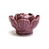Ceramic Flower Wall Art Peony Purple 7