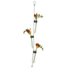 Hanging Airplane Cable & Glass Flower Vase